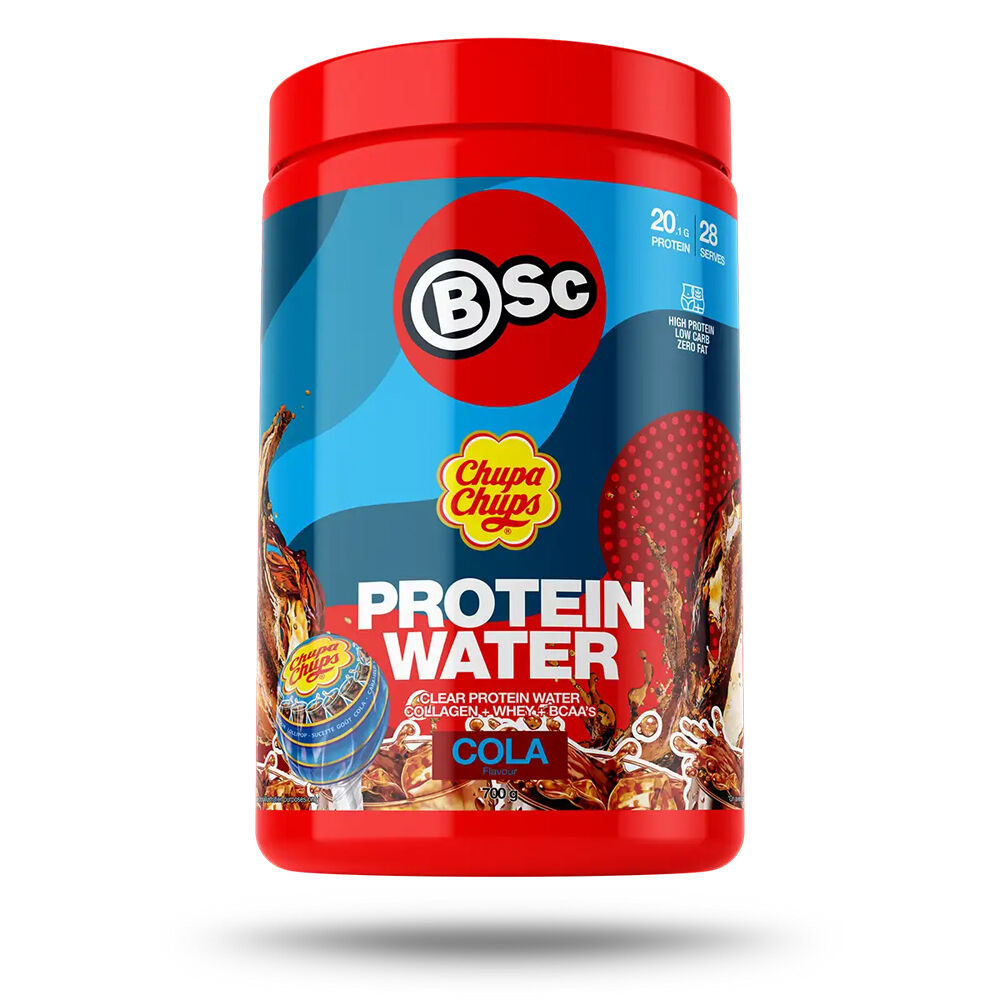 BSc x Chupa Chups Protein Water Drink Mix Post Workout 28 Serves 700g Cola