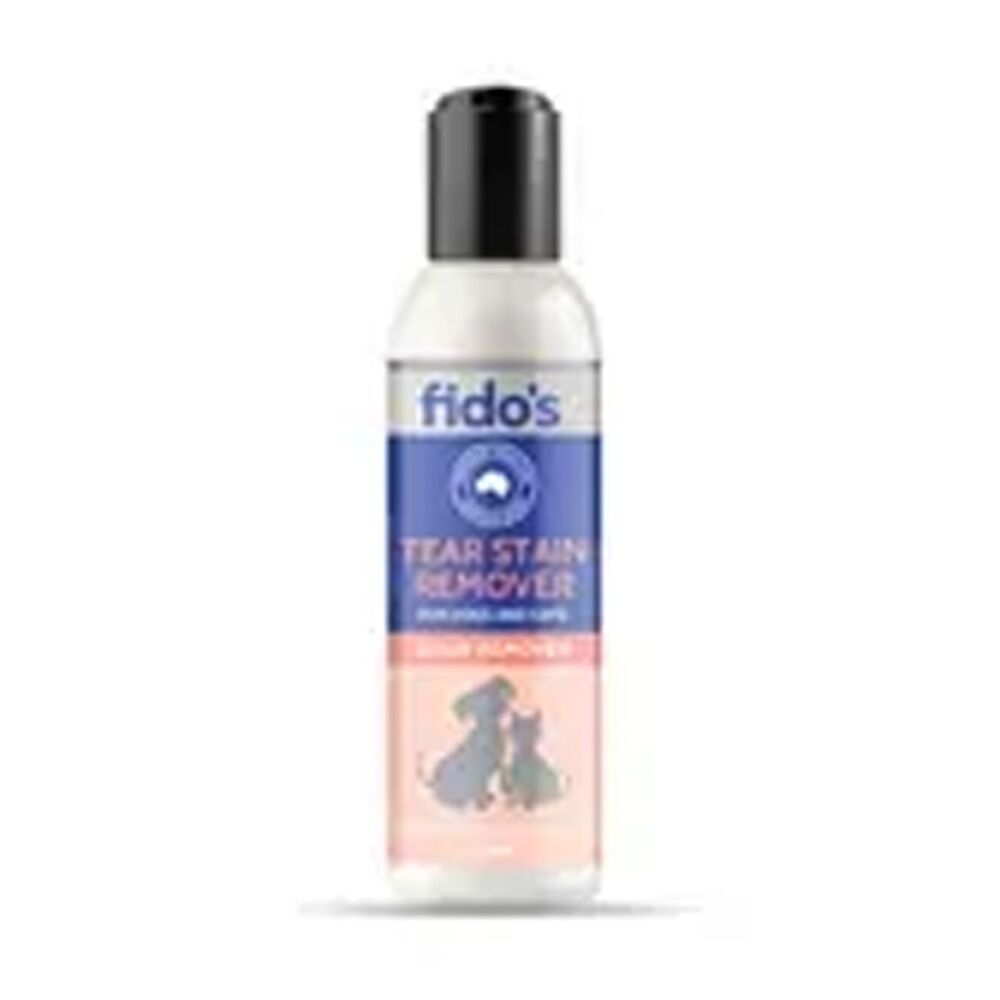 4PK Fidos Pet Dogs & Cats Tear Stain Remover Grooming Care 125ml