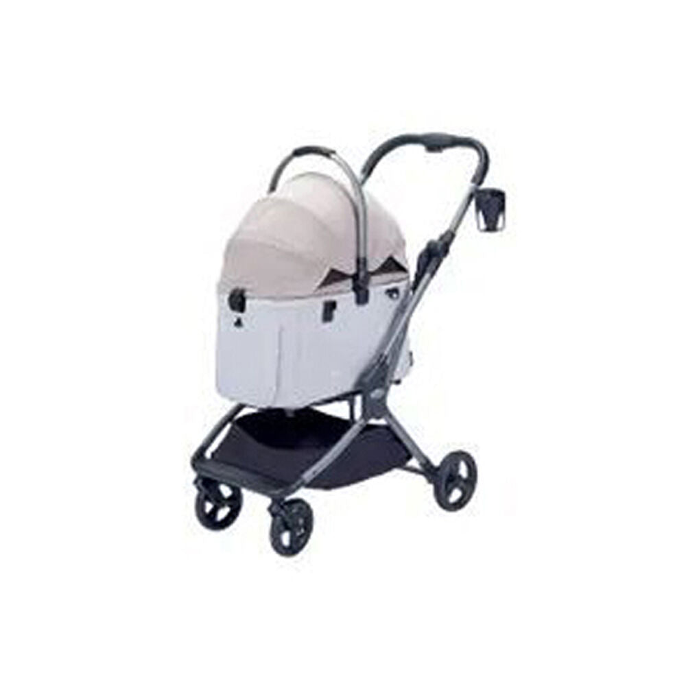 Ibiyaya Lyte 3-In-1 Detachable Pet Stroller/Carrier For Dogs/Cats Medium Apricot