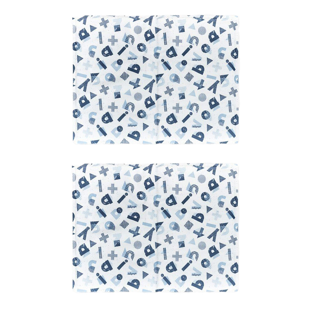 2PK Ibiyaya Chill Pad Dog/Cat Self Cooling Mat 50x65cm Doodle Letters