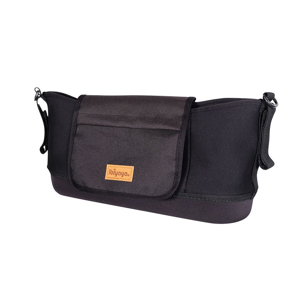 Ibiyaya Pet Pram/Stroller Organiser Pouch/Storage Bag w/Cover 36cm Black
