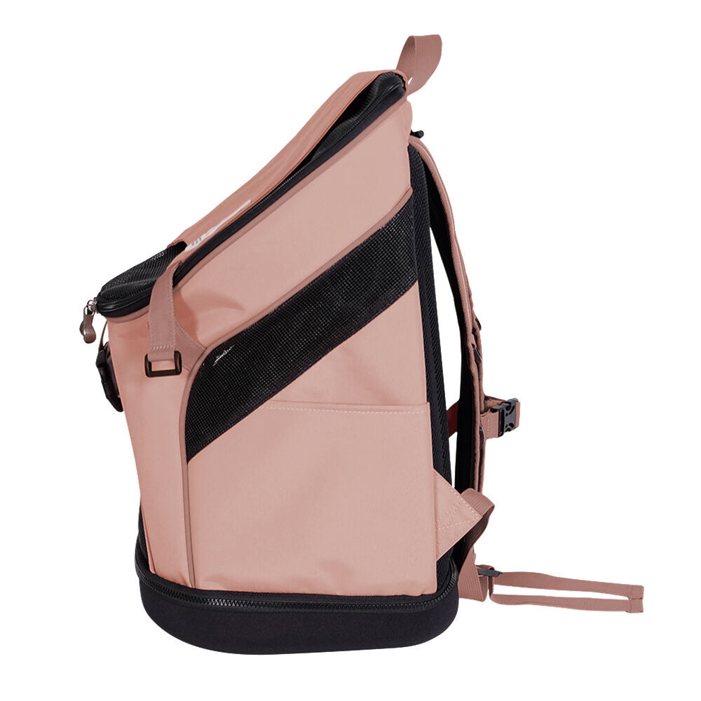 Ibiyaya Ultralight Travel Pet Backpack/Carrier For Cats/Dogs Coral Pink