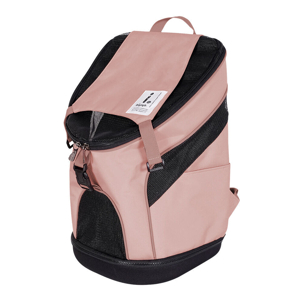Ibiyaya Ultralight Travel Pet Backpack/Carrier For Cats/Dogs Coral Pink