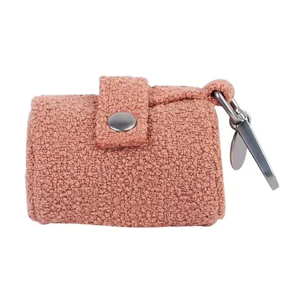 2PK Lilly & Dash Pet Dog Waste Bag Holder w/ Clip Attachment 50x50x50mm Terracotta