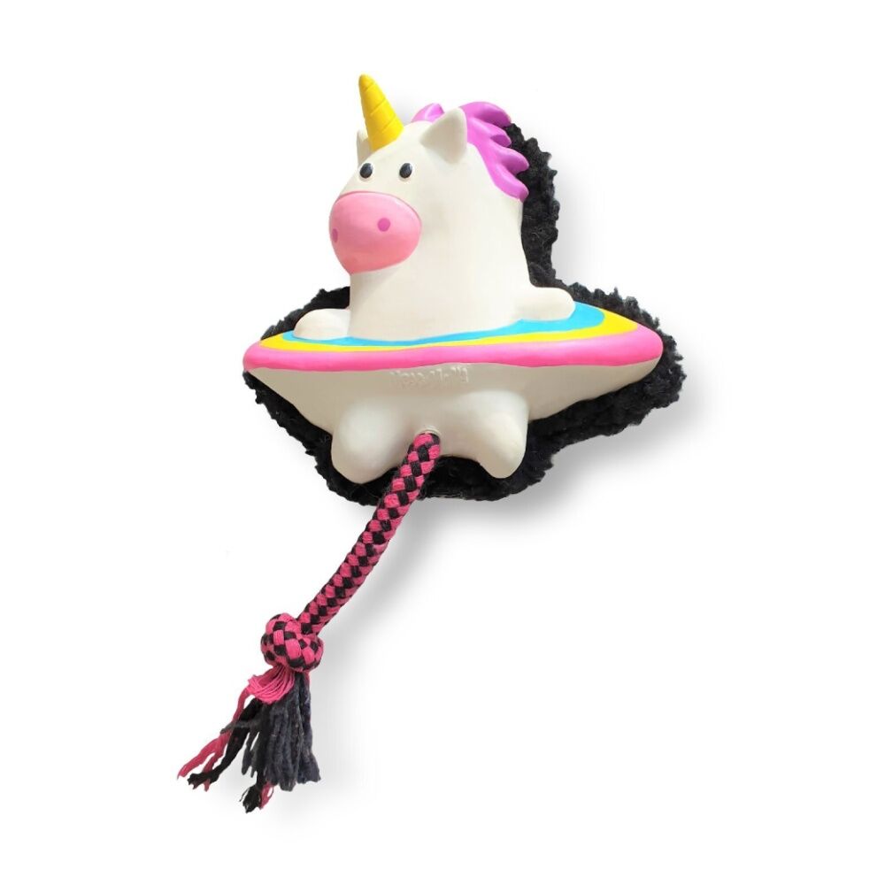 2PK Max & Molly Squeaker Snuggles Dog Chewing Toy w/ Cotton Rope Magic Mikey