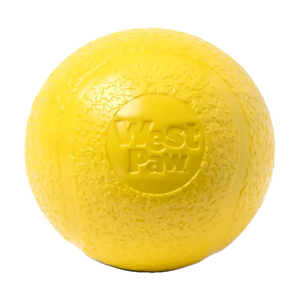 West Paw Echo Boundr Pet Dog Ball Throwing Soft Chew Toy Large Dandelion