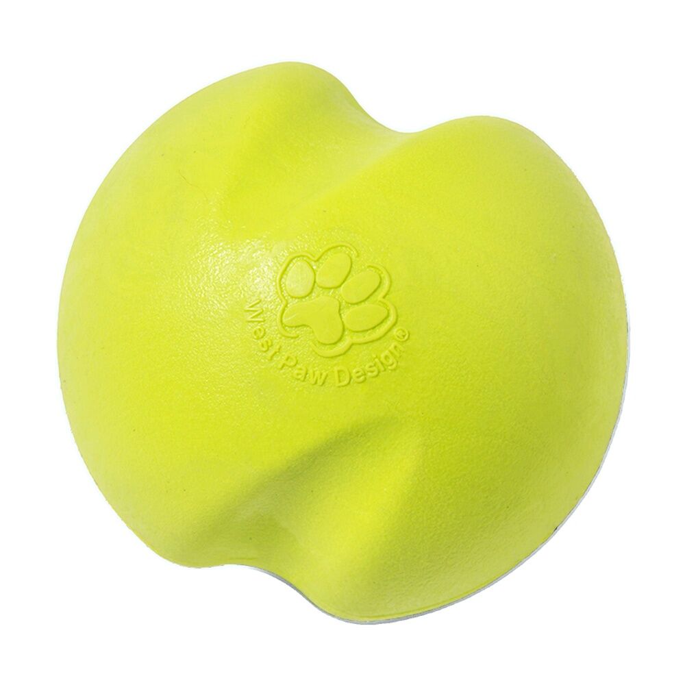 West Paw Jive Pet Dog Ball Throwing Soft Chew Toy Small Granny Smith