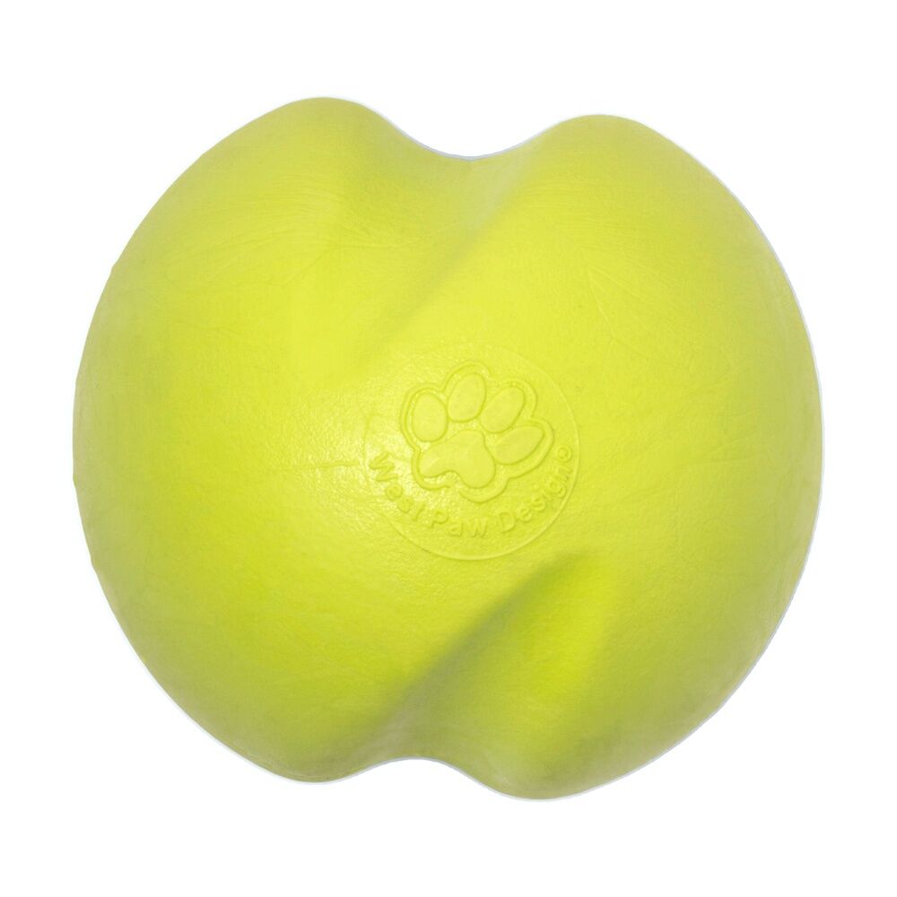 West Paw Jive Pet Dog Ball Throwing Soft Chew Toy Large Granny Smith