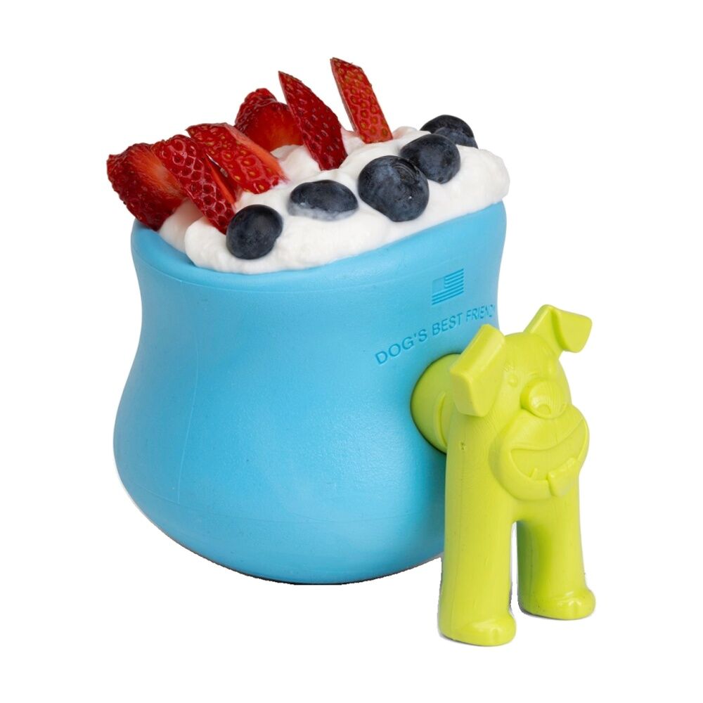 2x 2pc West Paw Toppl Stopper Fill & Freeze W/ Ease Pet Dog Feeding Accessory