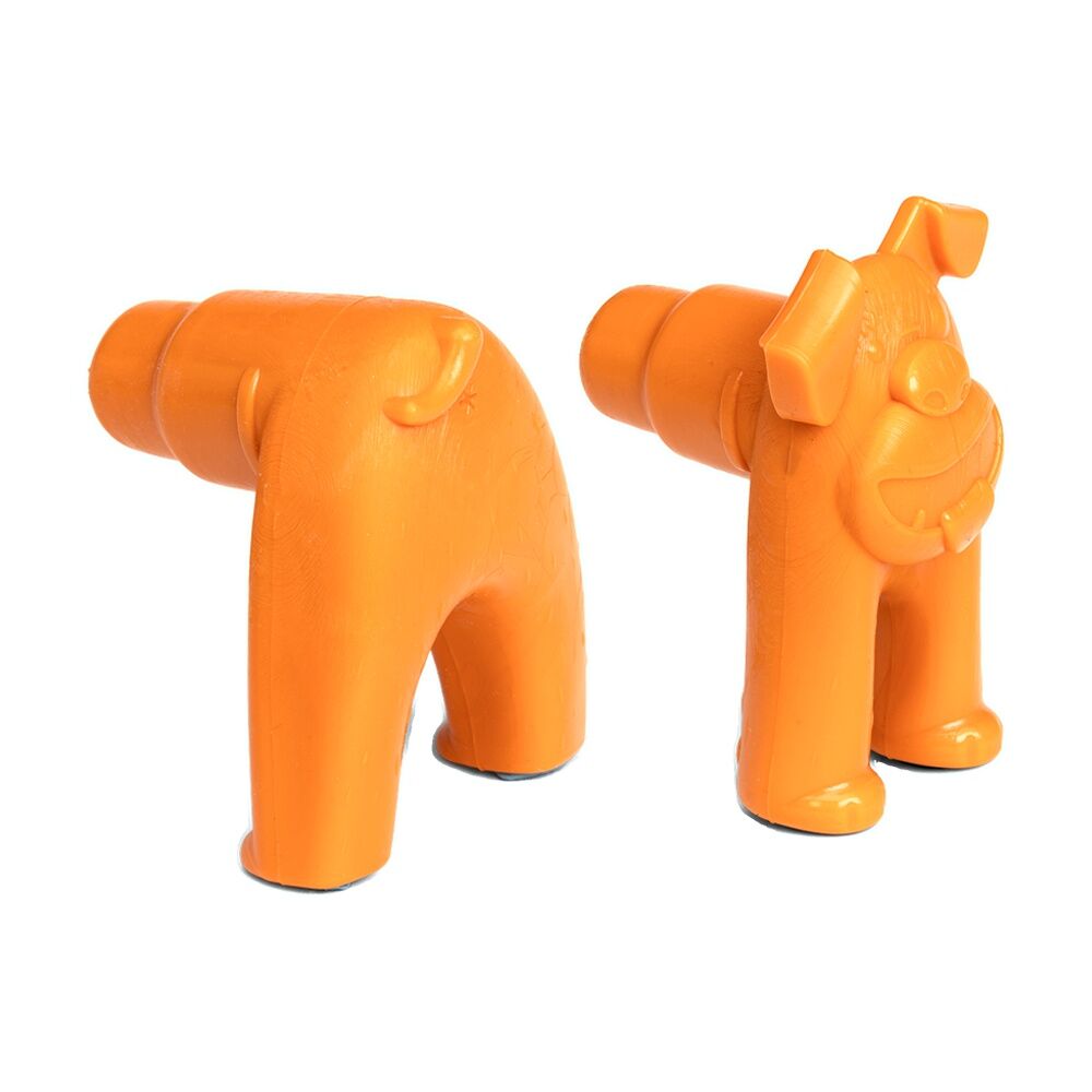 West Paw Toppl Stopper Pet Dog Feeding Tangerine