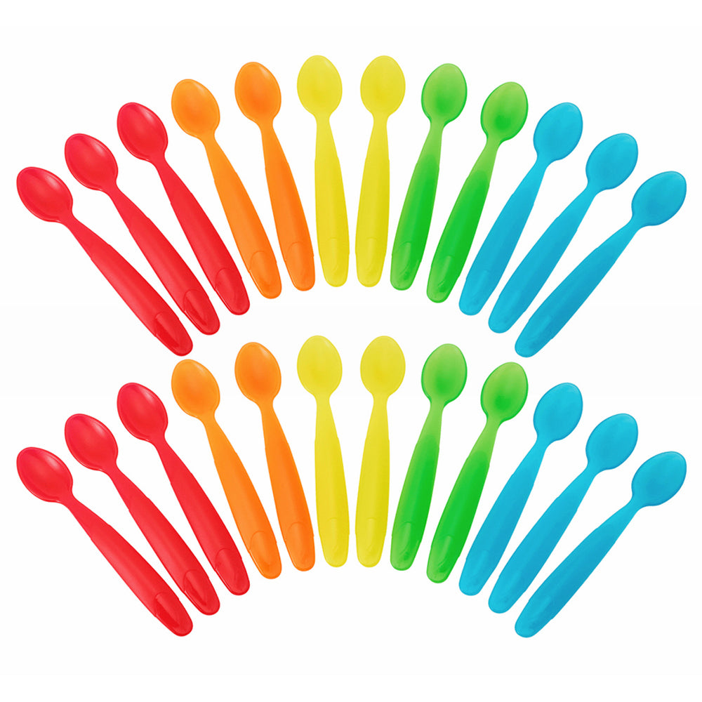 2x 12pc 'The First Years Take & Toss Infant Spoons 4m+