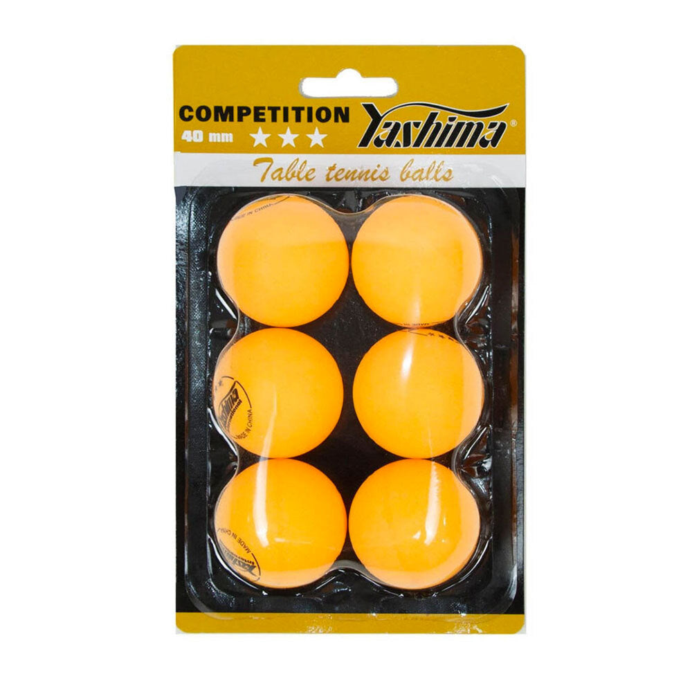 2PK Yashima 3 Star ITTF Approved Table Tennis Balls - Orange