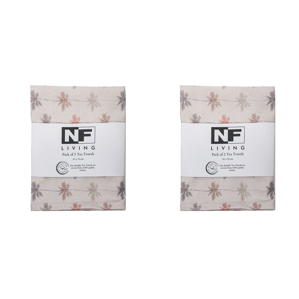 2x 2pc NF Home & Entertaining Essentials Lip Balm Tea Towel 45x70cm