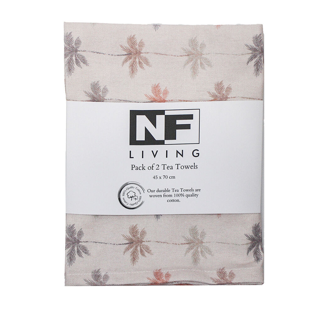 2x 2pc NF Home & Entertaining Essentials Lip Balm Tea Towel 45x70cm