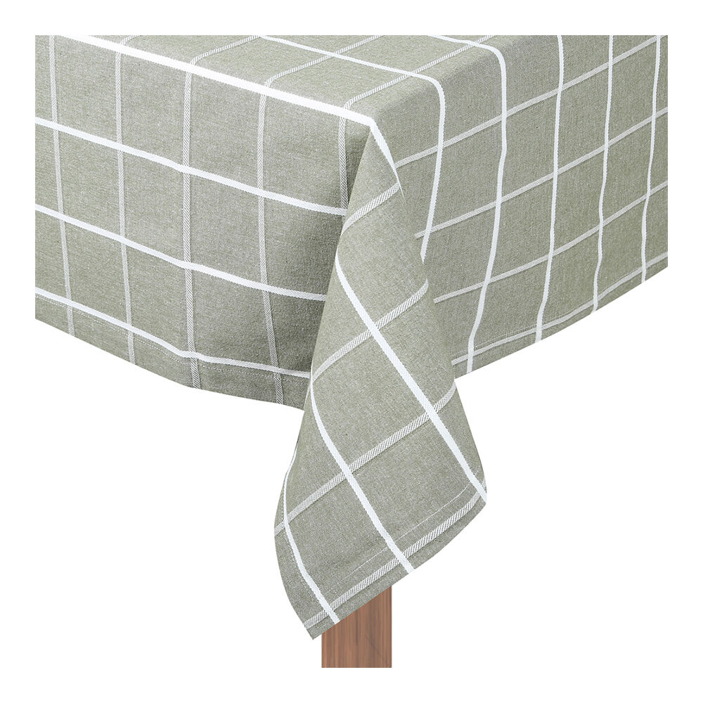 NF Home & Entertaining Essentials Greenland Table Cloth 180x150cm Grid Green