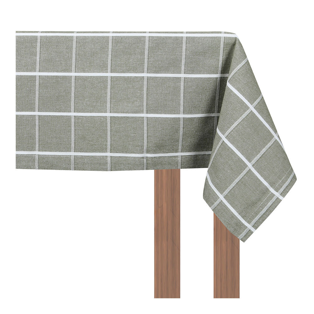NF Home & Entertaining Essentials Greenland Table Cloth 180x150cm Grid Green