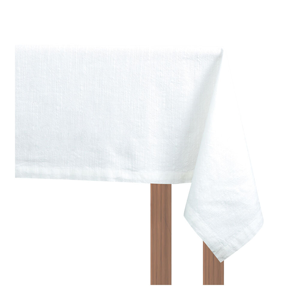 NF Home & Entertaining Essentials Elysian Table Cloth 180x150cm Solid White