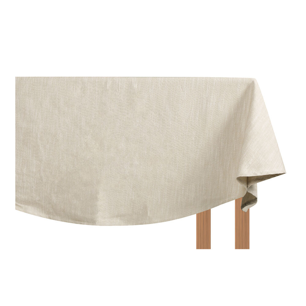 NF Home & Entertaining Essentials Elysian Round Table Cloth 180cm Solid Taupe
