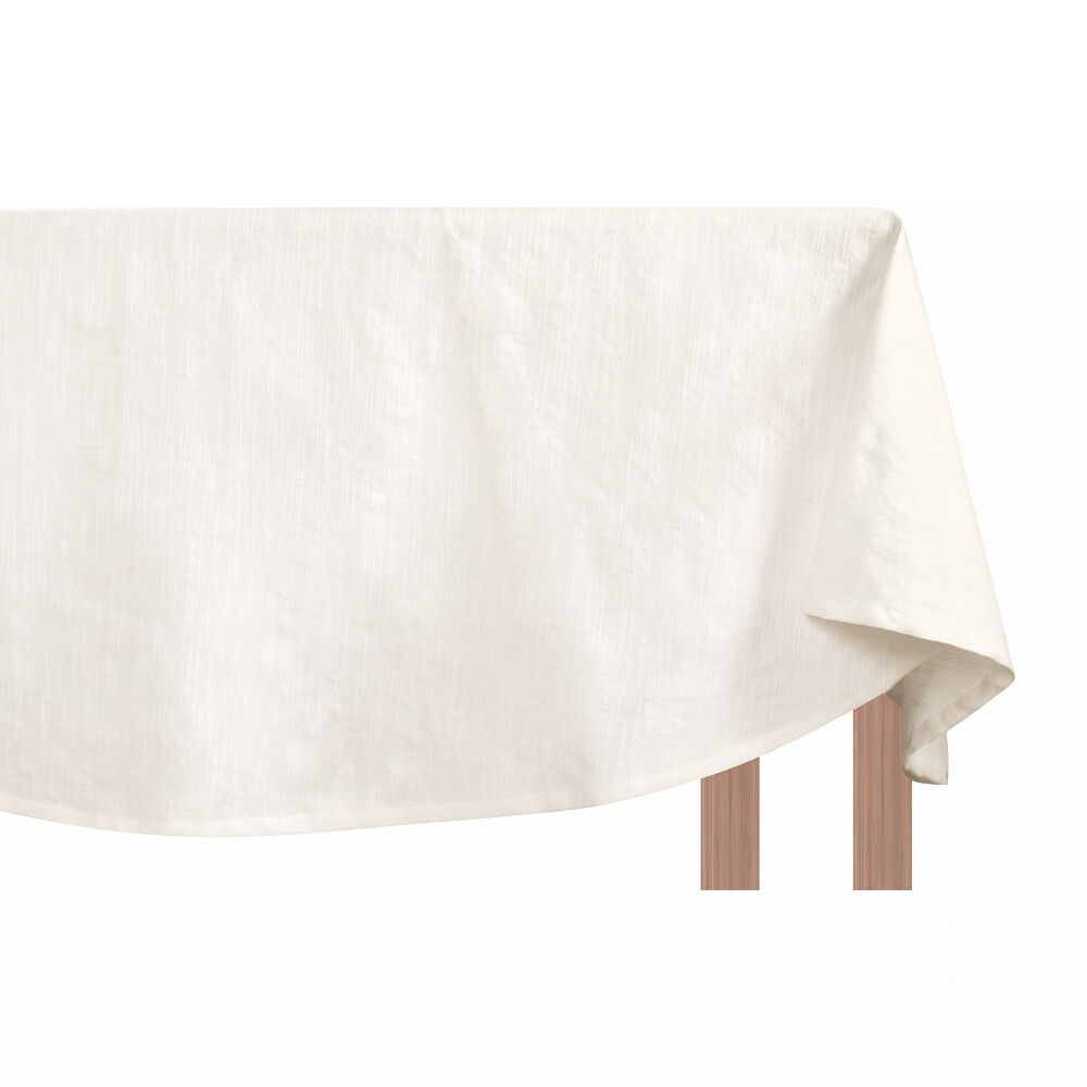 NF Home & Entertaining Essentials Elysian Round Table Cloth 220cm Off White