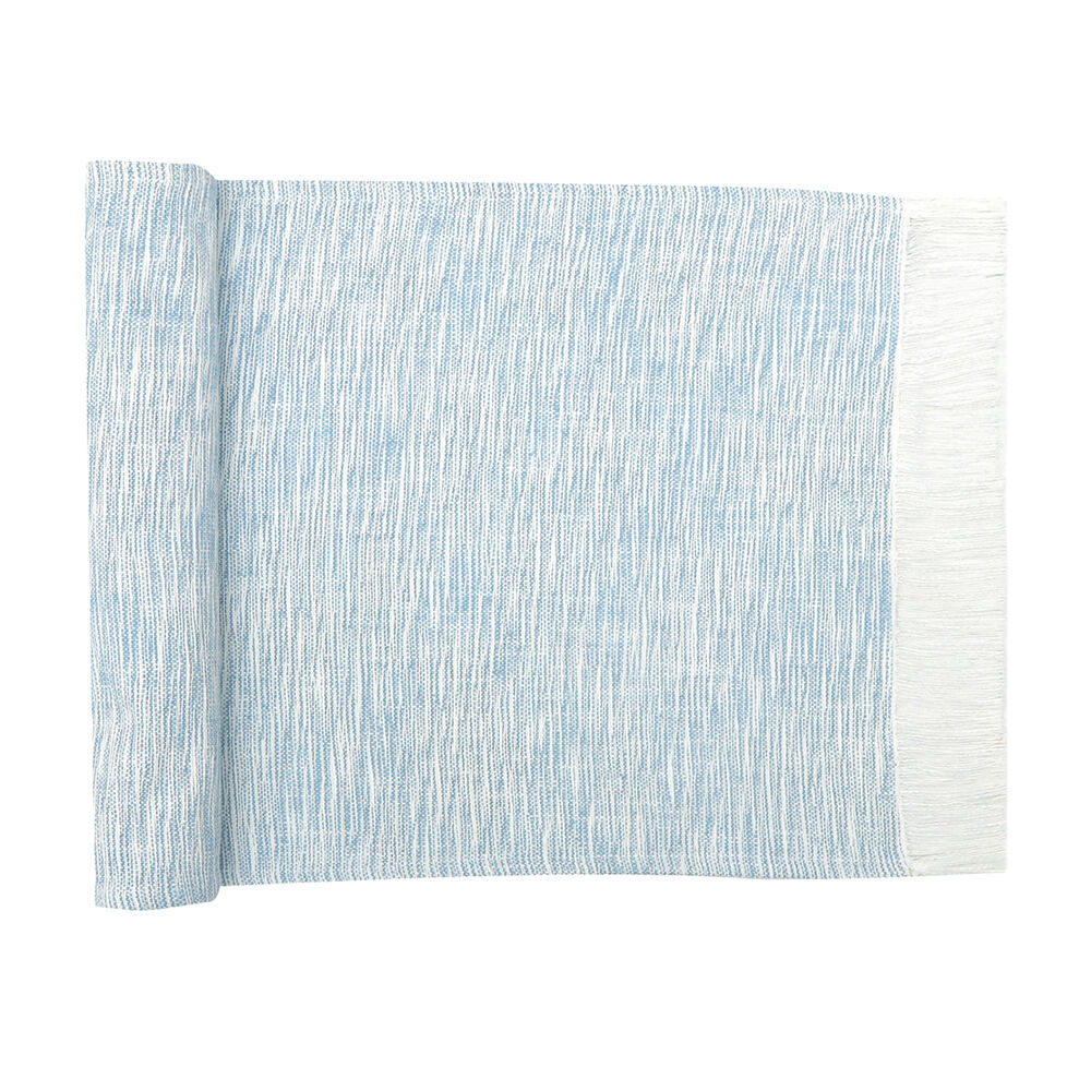 NF Home & Entertaining Essentials Cascade Table Runner 35x250cm Woven Blue