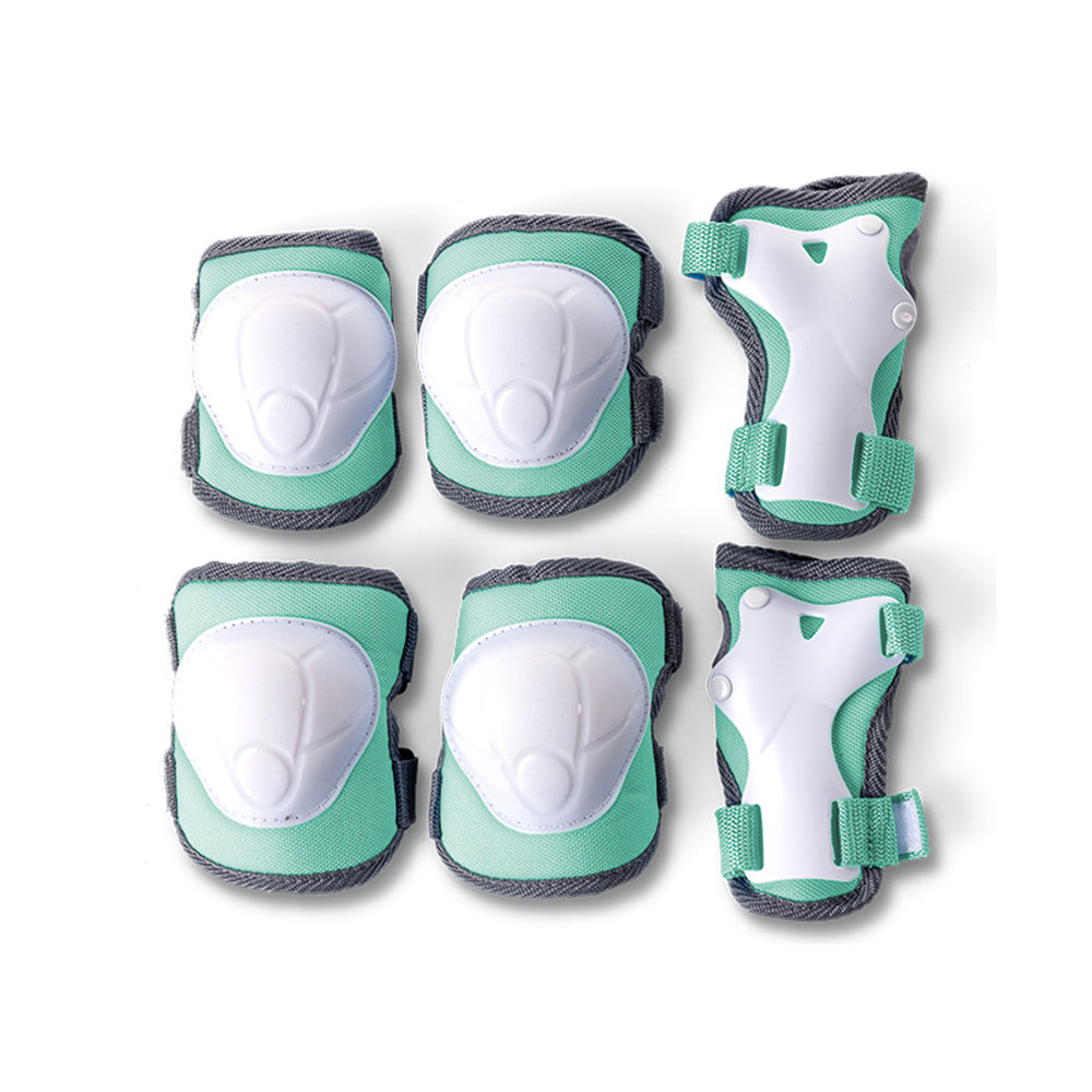 Yvolution Safety Pads Set Knee/Elbow Protection Green 3y+