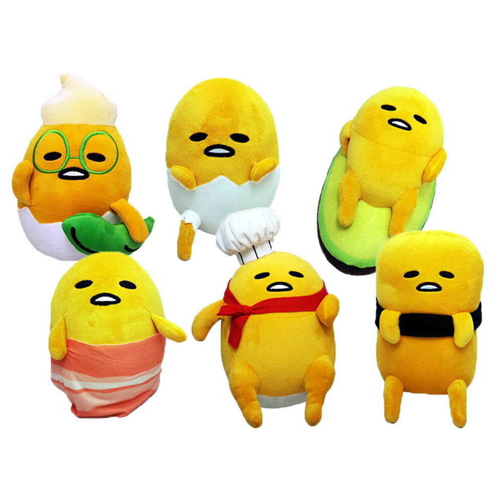 Bensons Gudetama Wave 4 12cm Kids/Childrens Soft Plush Toy 0y+ Asstd