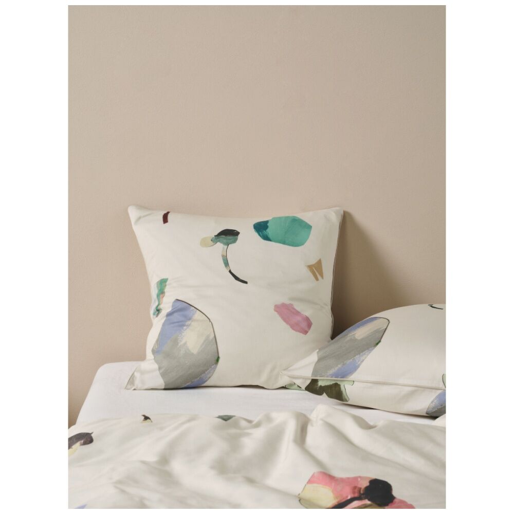 Linen House Clovelly Collage Multicoloured European Pillowcase 65x65cm