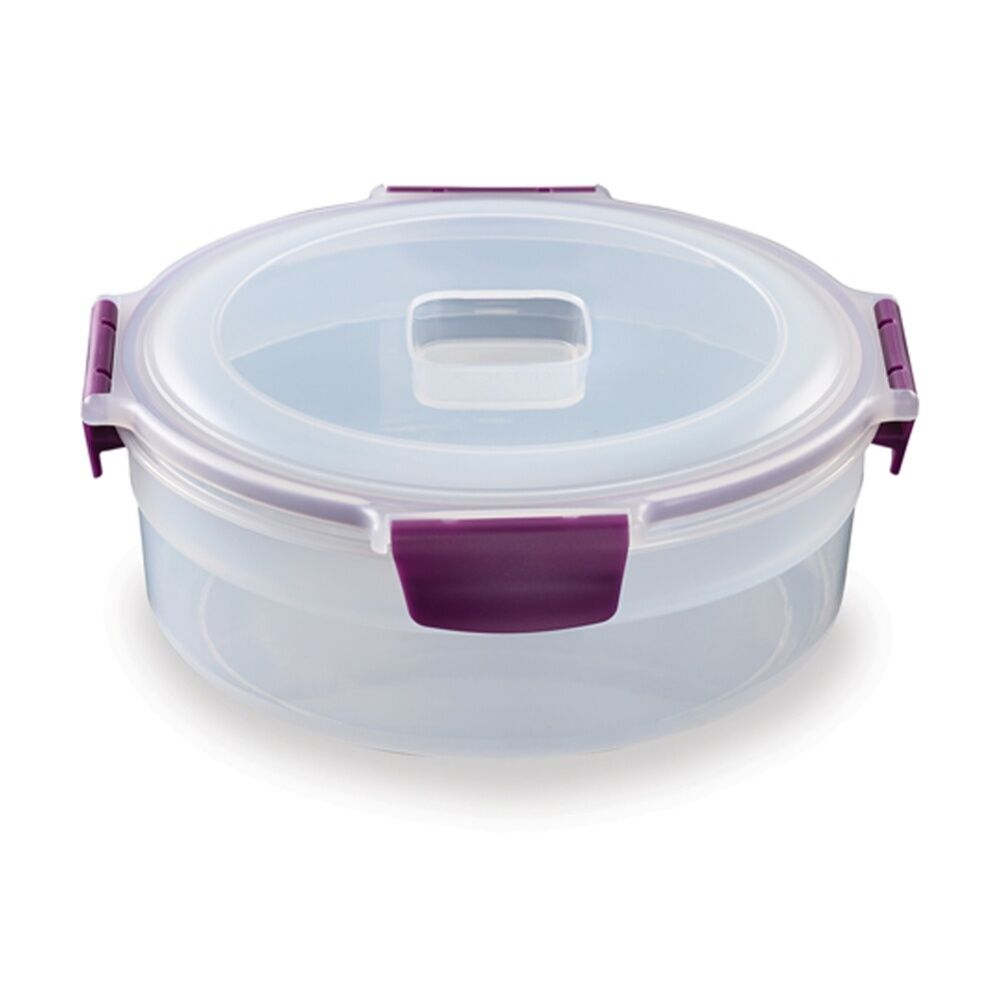 2x 4pc Joseph Joseph Nest Lock Round Airtight Food Container Set Multicolour