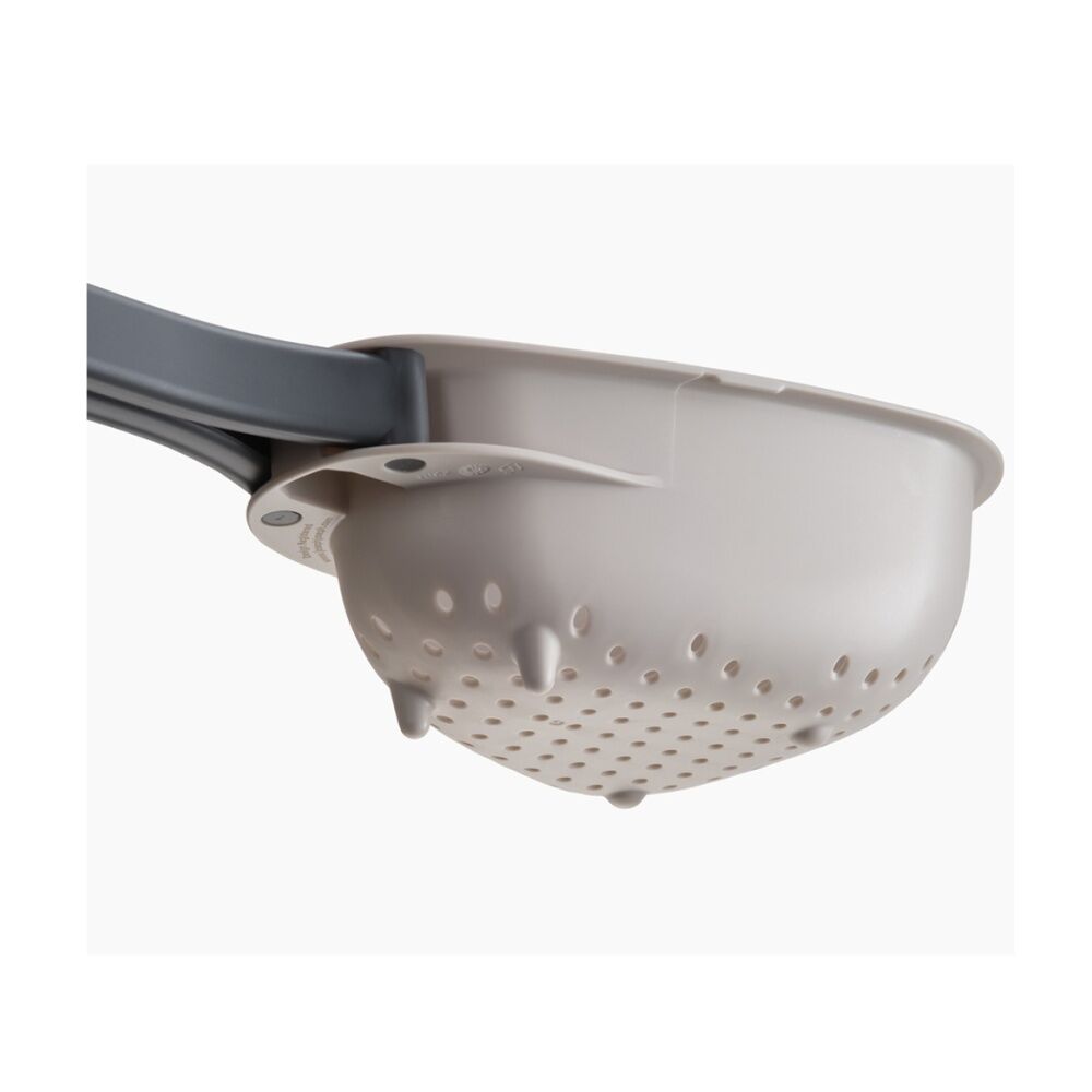2PK Joseph Joseph Droplet Mini Small Kitchen Colander W/ Folding Handle Cream