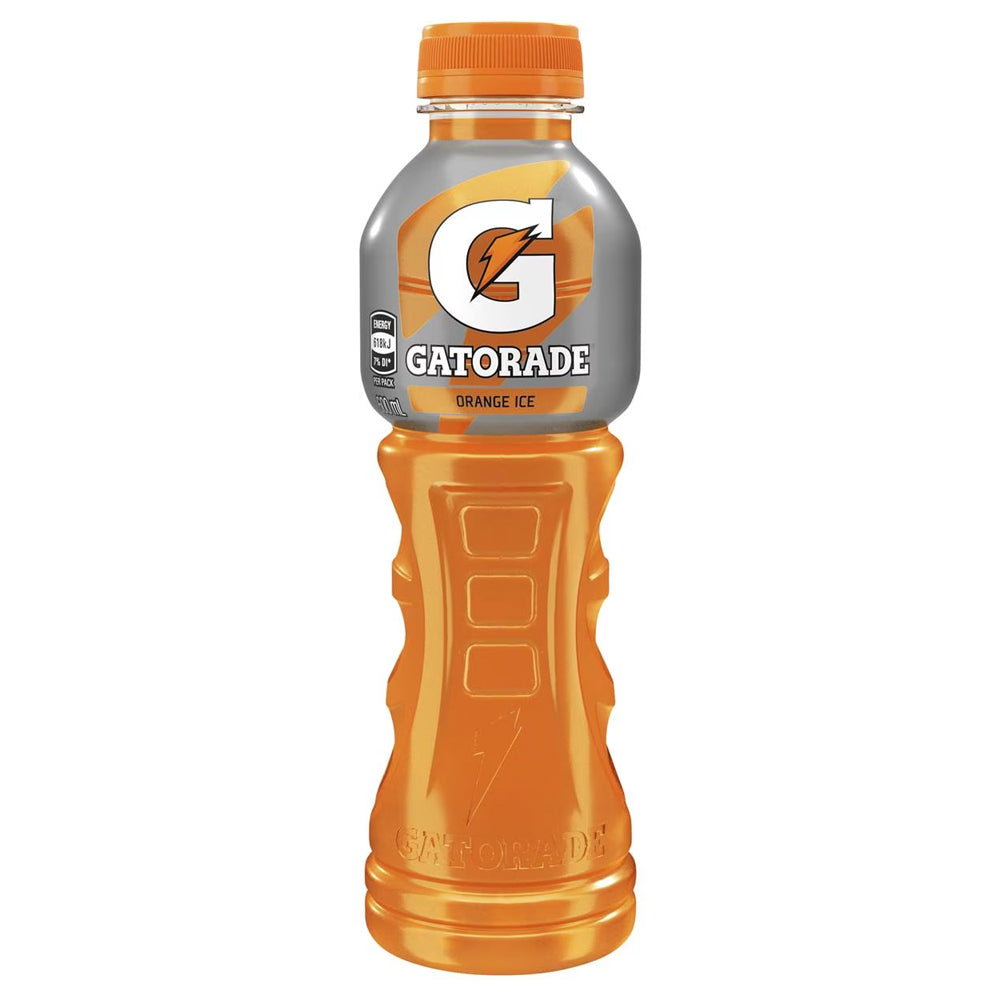 24pc Gatorade Orange Ice Flavoured Sports Drink Bottles 600ml