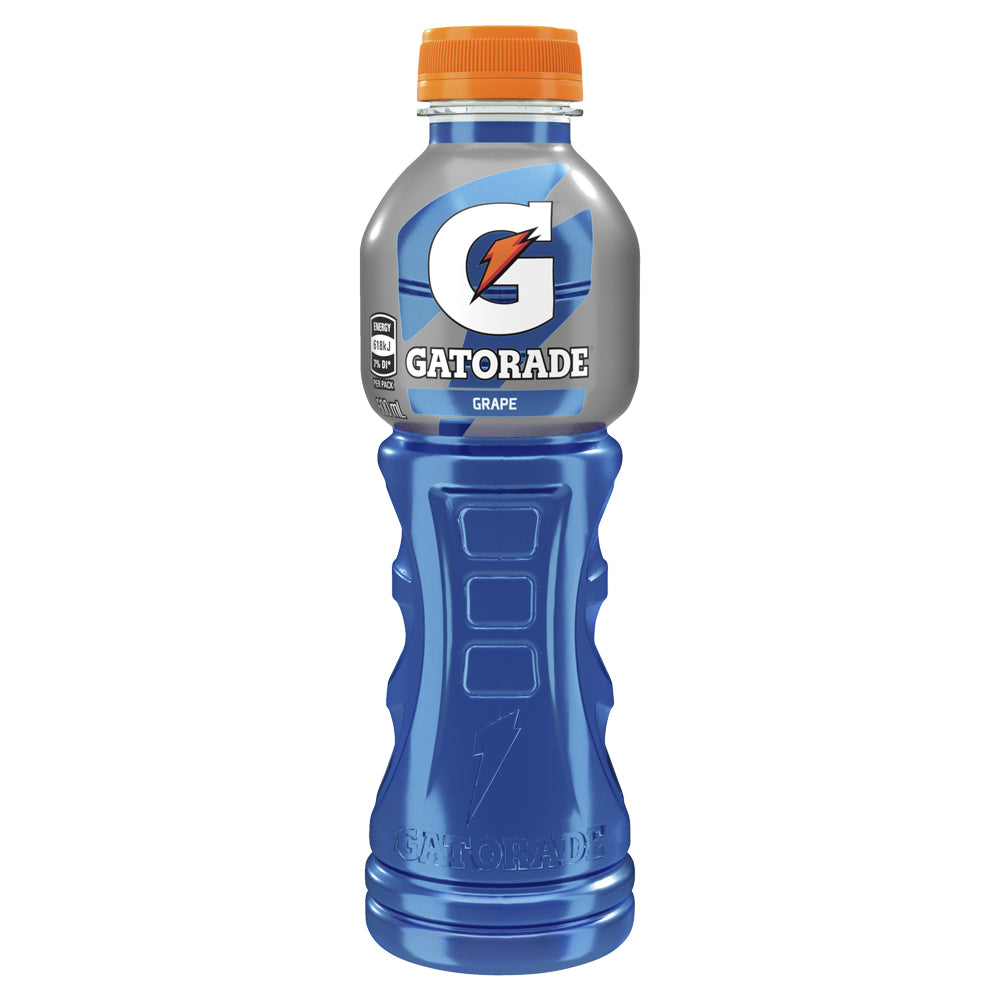 24pc Gatorade Fierce Grape Flavoured Sports Drink Bottles 600ml