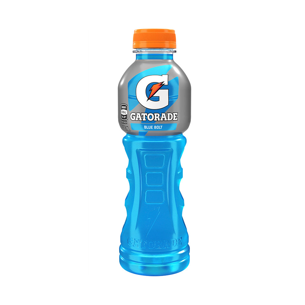 24pc Gatorade Blue Bolt Flavoured Sports Drink Bottles 600ml