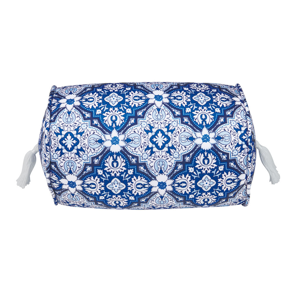 2PK OZtrail Polyester Beach Pillow Cushion w/ Tassel 31x18cm Bells Beach Blue