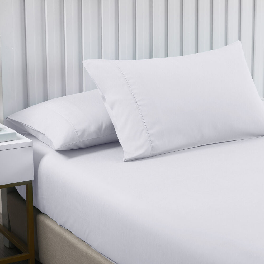 3pc Royal Comfort Combo Sheet Set Bamboo Cooling 2000TC White