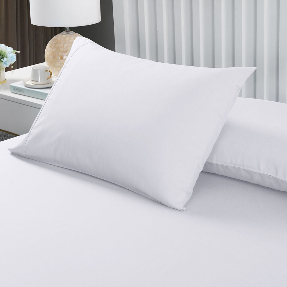 3pc Royal Comfort Combo Sheet Set Bamboo Cooling 2000TC White