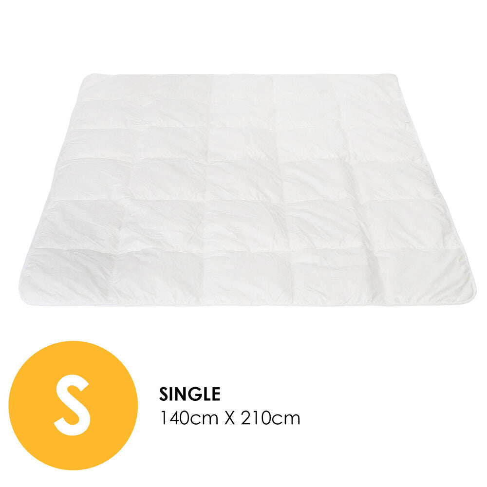Royal Comfort Deluxe Eco-Silk Touch Quilt 260GSM White