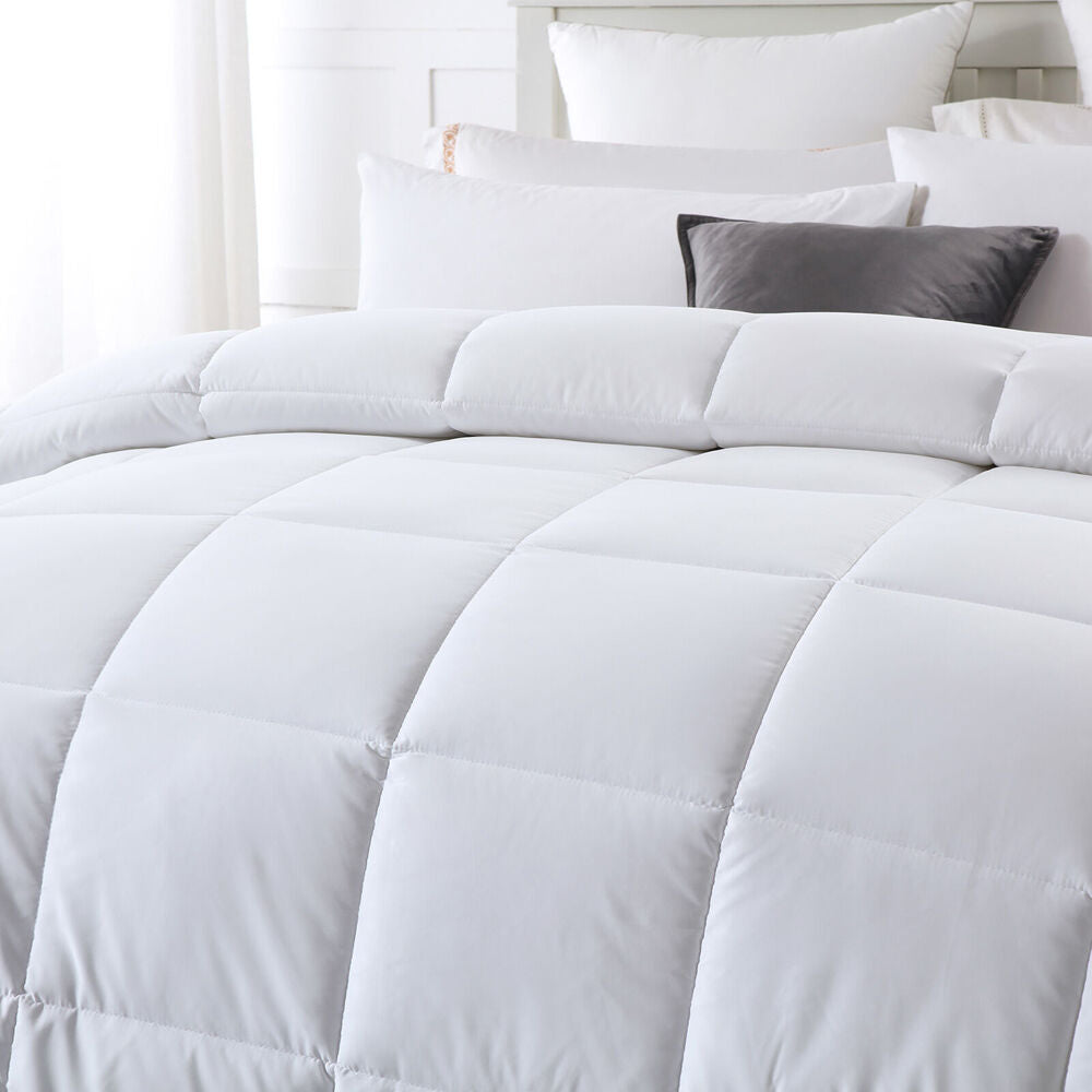 Royal Comfort Deluxe Eco-Silk Touch Quilt 260GSM White