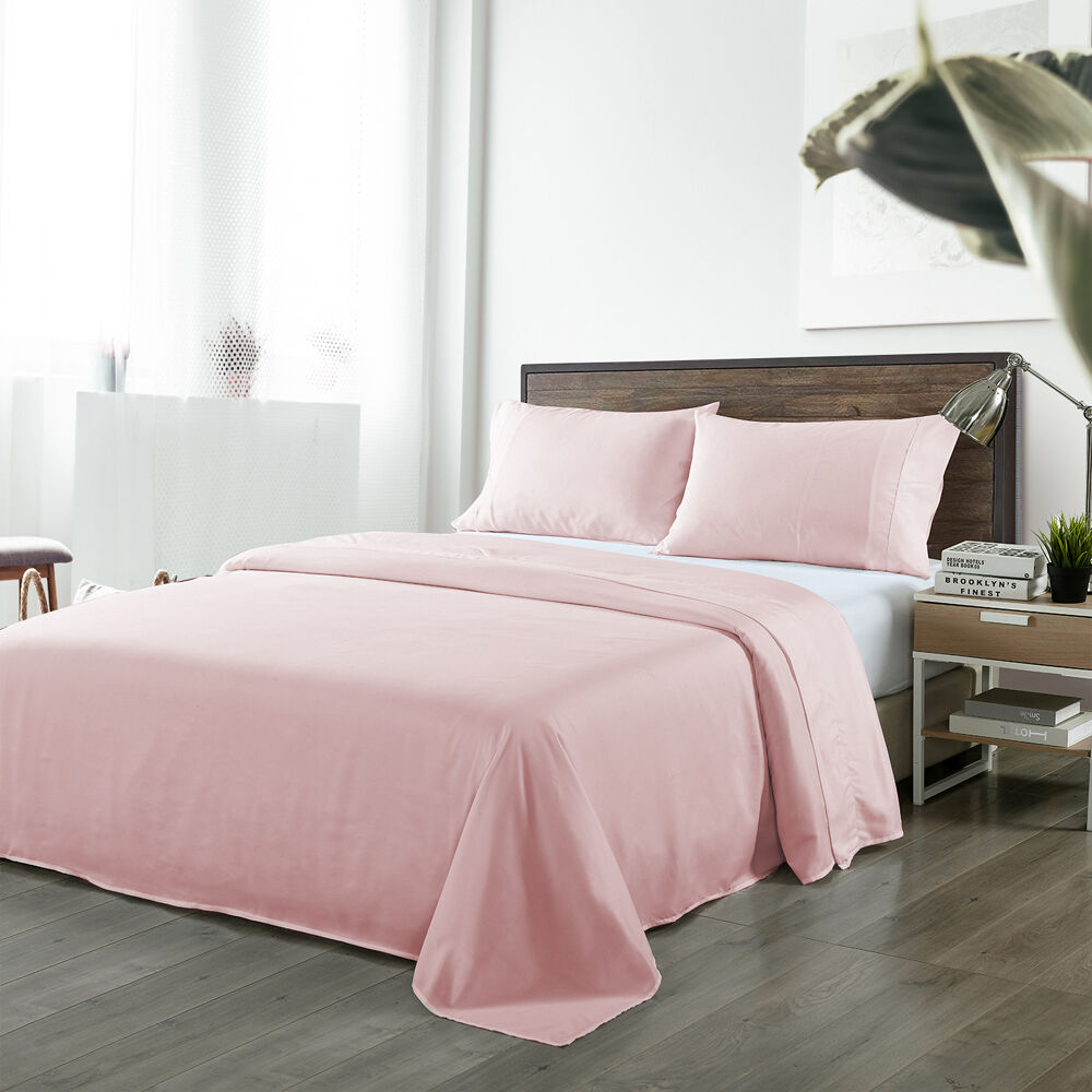 Royal Comfort Sheet Set/2x Pillowcases Blended Bamboo Bubble Bath
