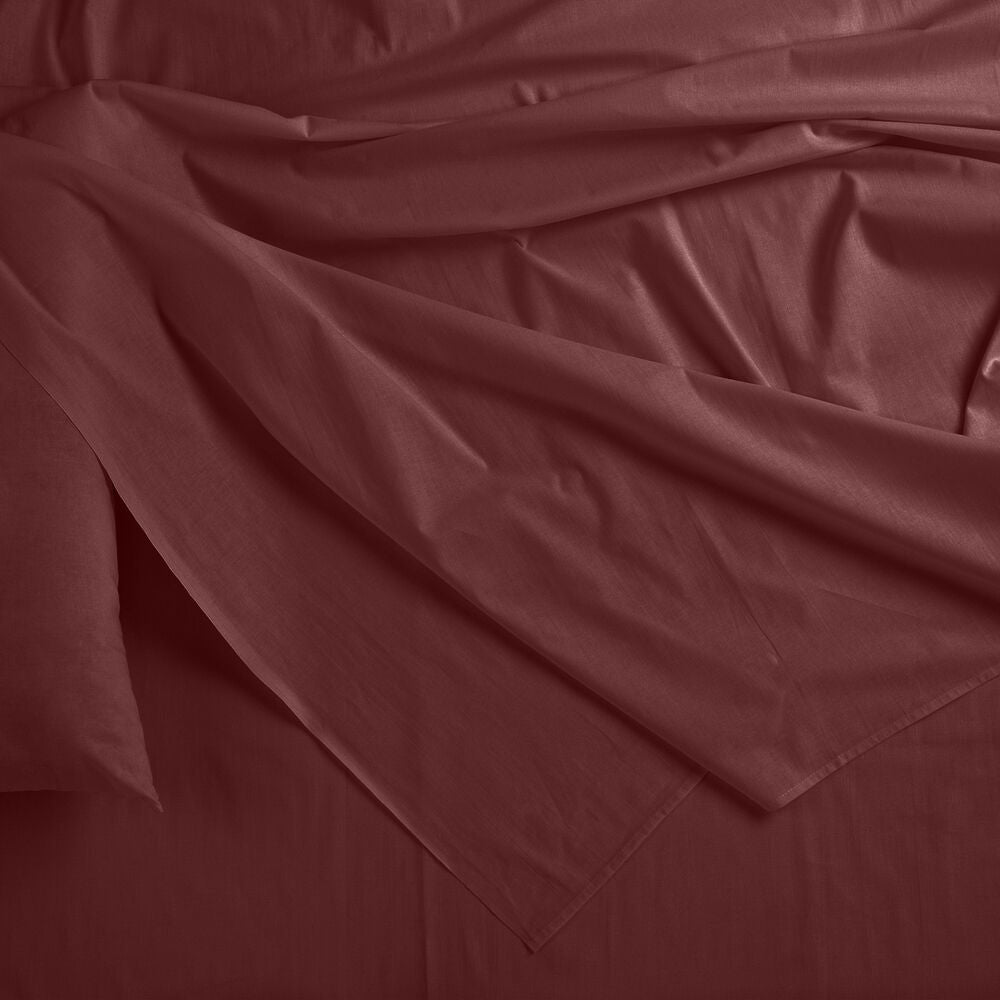 Royal Comfort King Sheet Set/2x Pillowcases Blended Bamboo Malaga Wine