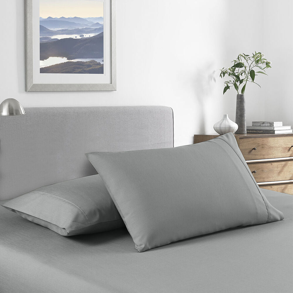 Royal Comfort Sheet Set/2xPillowcase Bamboo Cooling 2000TC Mid
