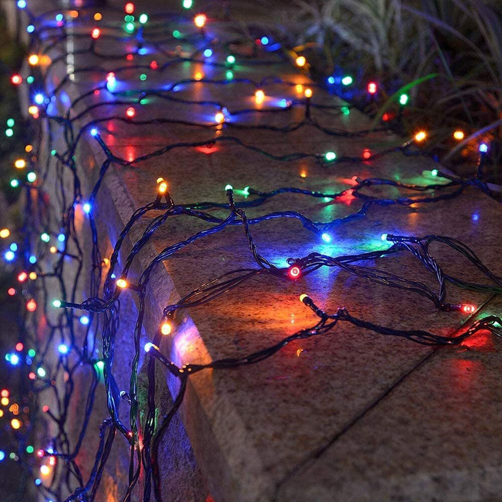 2x 200pc Milano Outdoor LED 220V Multi-Coloured Fairy Lights 20m