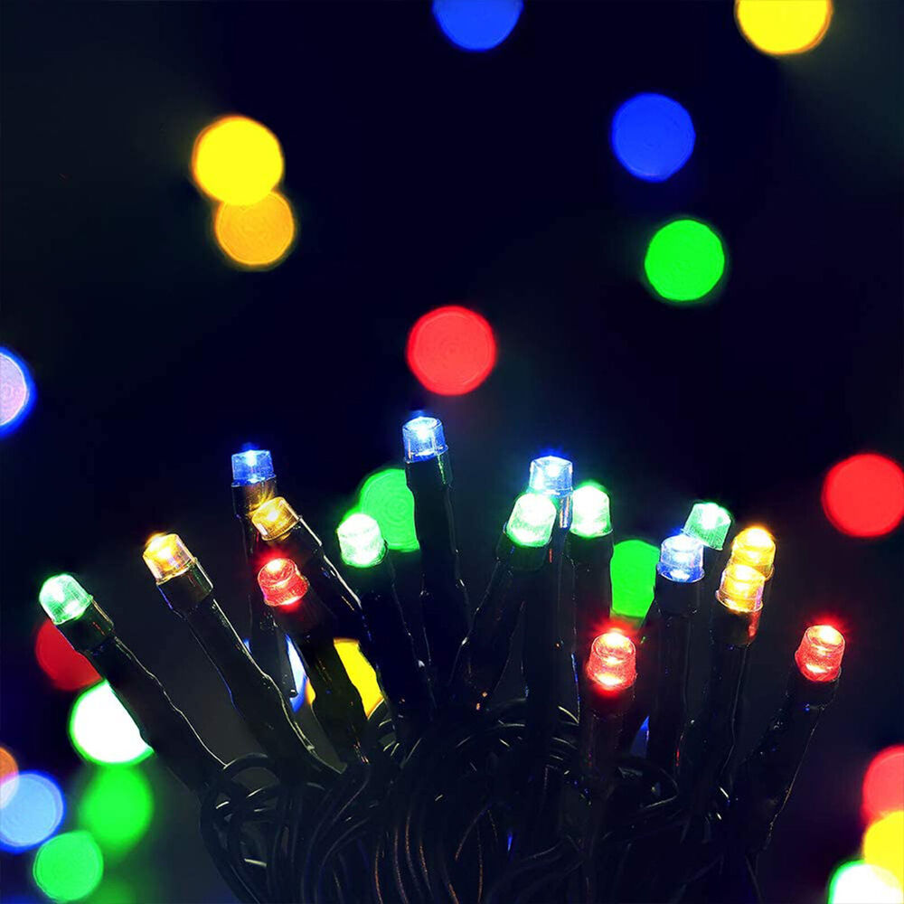 2x 200pc Milano Outdoor LED 220V Multi-Coloured Fairy Lights 20m