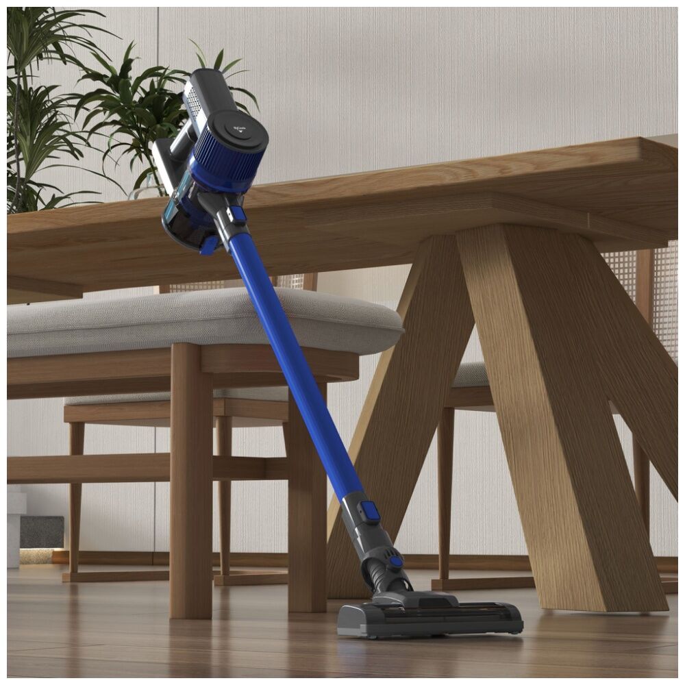 MyGenie Fusion Pro H20 Stick Vacuum With Mop Cordless 3-In-1 Design Blue