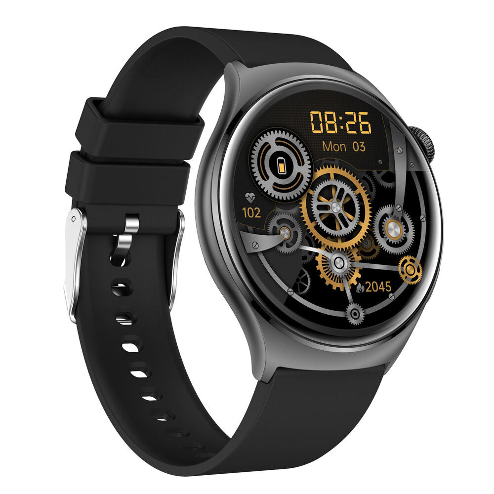 Fitsmart Fusion Android/IOS Bluetooth Smartwatch 3.7cm - Black