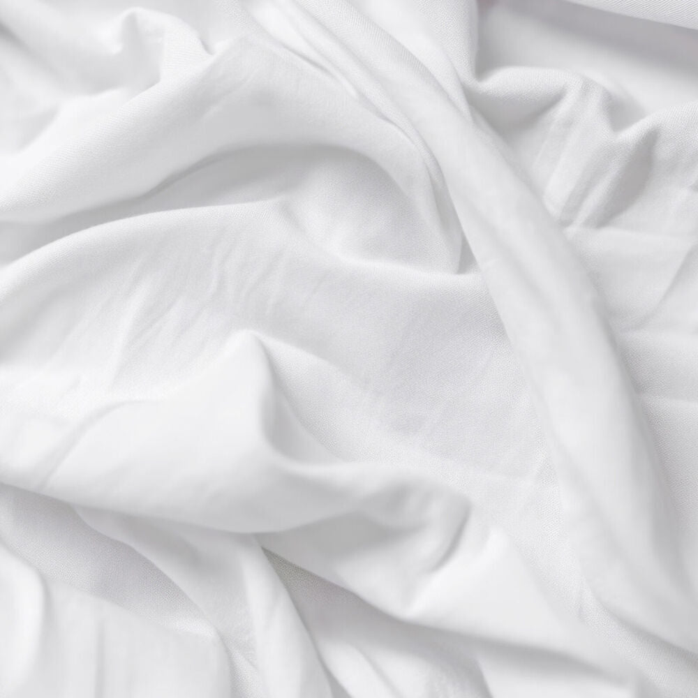 3pc Royal Comfort Signature Bamboo Cotton Bed Sheet Set White