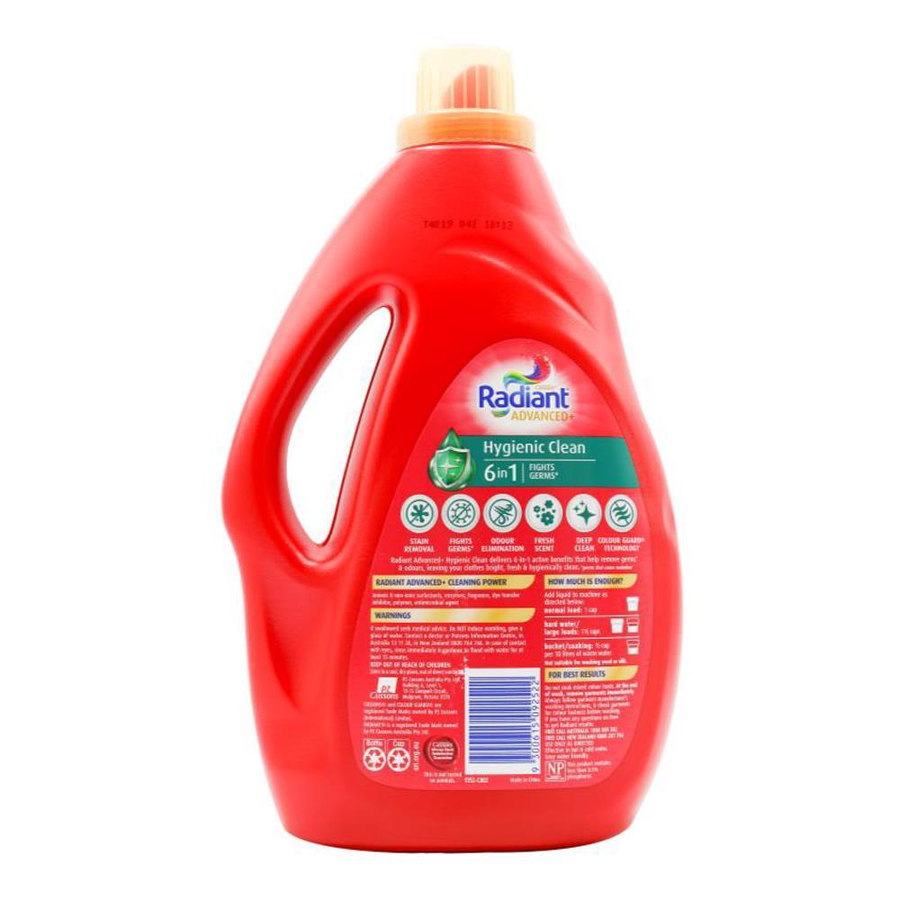 4PK Radiant Advanced Front And Top Loader Hygienic Clean Freshness 1.8L