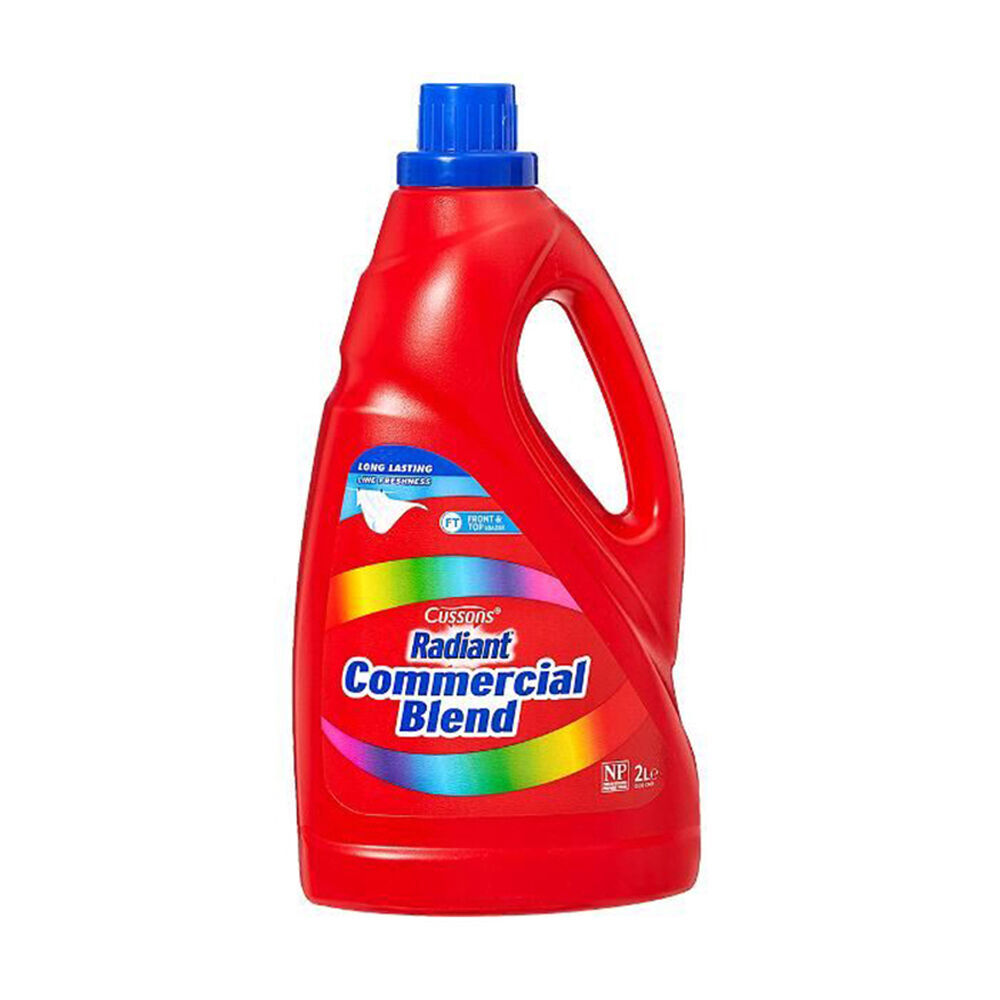 6PK Radiant Commercial Blend Laundry Liquid for Top & Front Loaders 2L