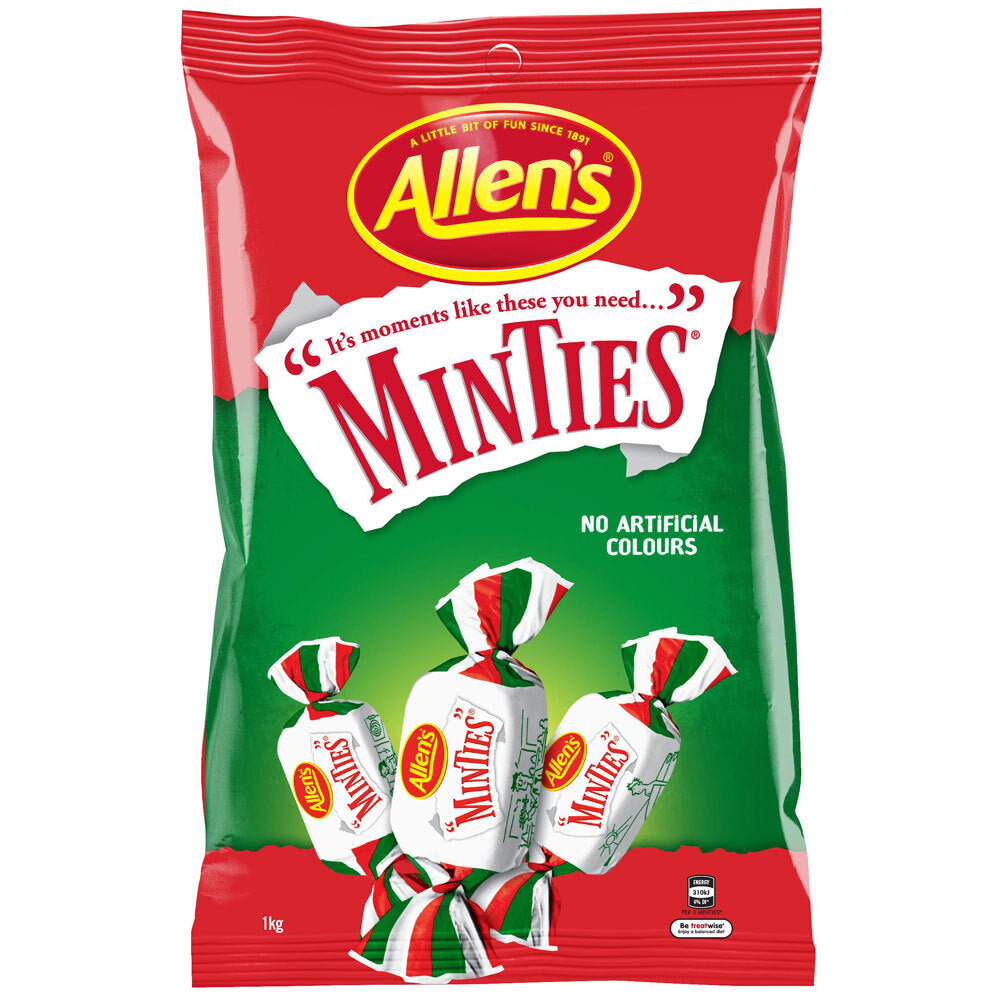 2PK Allen's 1kg Minties Bag