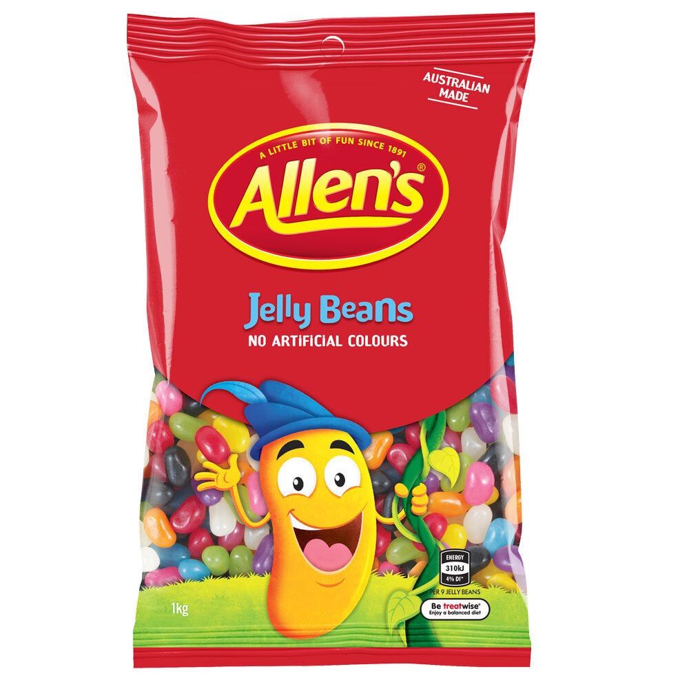 2PK Allen's 1kg Assorted Jelly Beans Bag