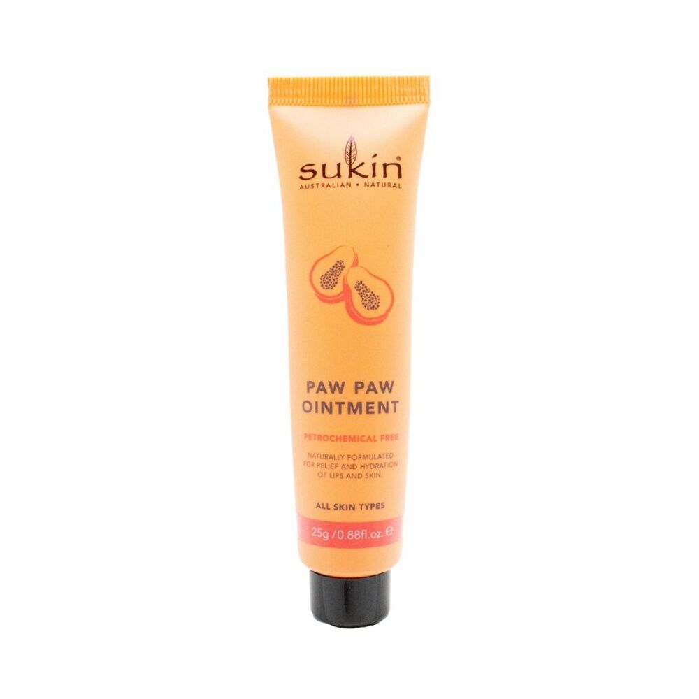 12PK Sukin Paw-Paw Ointment Natural Petrochemical Free For All Skin Types 25g